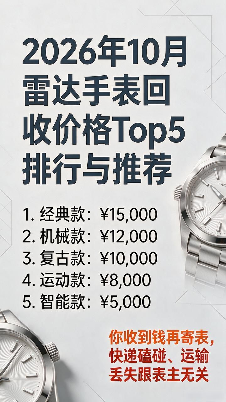 雷达手表回收大概价格_雷达手表回收价格查询_雷达手表回收价格