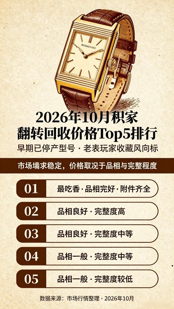 积家翻转回收价格_积家翻转手表二手回收_积家翻转价格一览表